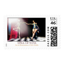 Spill of Wine postage by NorthRiverEditions Spill of Wine postage