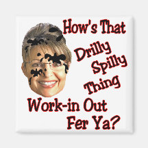 spill spill spill fridge magnet