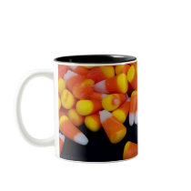 Spilled Candy Corn Mug (black inside) mugs
