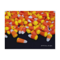 Spilled Candy Corn Postcard by estjohn Spilled Candy Corn Postcard