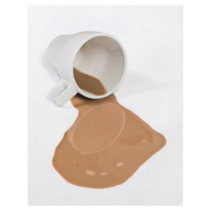 Spilled chocolate milk full color flyer