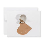 Spilled chocolate milk personalized invites