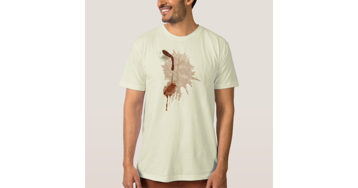Spilled Coffee T Shirt Zazzle spilled-coffee-t-shirt-zazzle