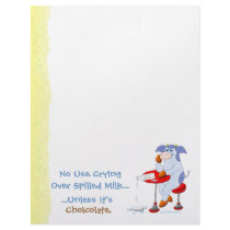 Spilled Milk letterhead by dradcliffe Spilled Milk letterhead