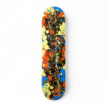 Spilled Paint Custom Skateboard