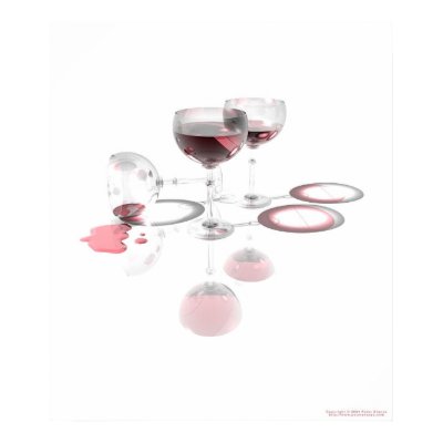 Spilled Wine Print