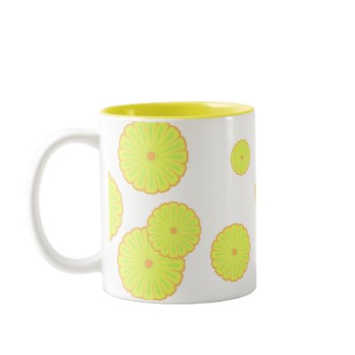 Spilling Citrus Coffee Mugs by litabug