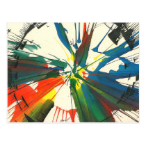 Spin-Art 1974. My very first work of art. postcards