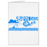 Spin Dash - Gamer geek video games gaming Greeting Cards