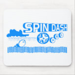 Spin Dash - Gamer geek video games gaming Mouse Pad