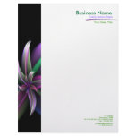 Spin Flower Fractal Letterhead