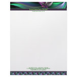 Spin Flower Fractal Letterhead