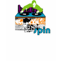Spin - Live the Beat t-shirts by 3131theory Spin - Live the Beat t-shirts