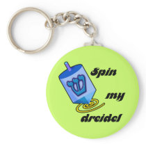 Spin My Dreidel Keychain