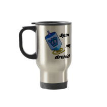 Spin My Dreidel Travel Mugs