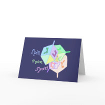 Spin Spin Dreidels Cards