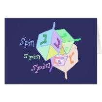 Spin Spin Dreidels Cards cards