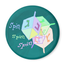 Spin Spin Dreidels Magnets