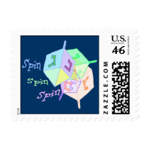Spin Spin Dreidels Stamps