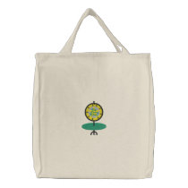 Spin That Wheel embroidered bags