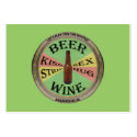 Spin The Beer Bottle Business Card Templates