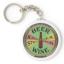 Spin The Beer Bottle Keychains