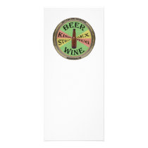 Spin The Beer Bottle Personalized Rack Card