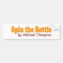 Spin The Bottle Bumper Stickers