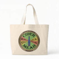 Spin The Cider Bottle Canvas Bags