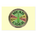 Spin The Mead Bottle Business Card Template