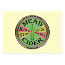 Spin The Mead Bottle Business Card Template