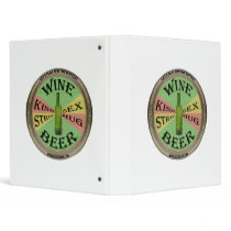 Spin The Wine Bottle 3 Ring Binders