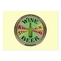 Spin The Wine Bottle Business Card Templates