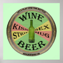 Spin The Wine Bottle Posters