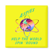 Spin the World Magnets