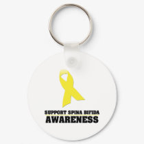 Spina Bifida Awareness keychains