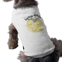 Spina Bifida Butterfly 3 Pet T Shirt