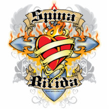 Spina Bifida Cross & Heart Photo Cut Outs