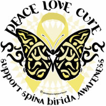 Spina Bifida Tribal Butterfly photo sculptures
