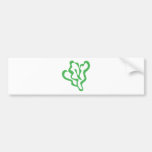 Spinach Vegetable Icon Bumper Stickers