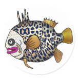 Spine Fish Sticker