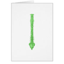 Spine Green Greeting Cards
