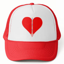 Spine of Hearts Gifts and Apparel hats by janbalaya Spine of Hearts Gifts and Apparel hats
