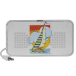 Spinnaker in the Sunset Travel Speaker