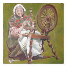 Spinning A Yarn print
