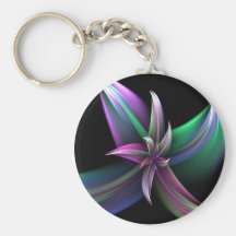 Spinning Flower Keychain