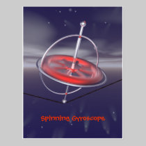 Spinning Gyroscope postcard postcards