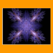 Spinning Pinwheel Fireworks Fractal Art Design postcards