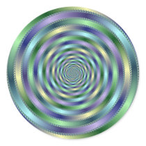 Spinning Round Sticker