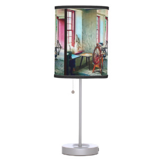 Spinning Wheel Table & Pendant Lamps | Zazzle